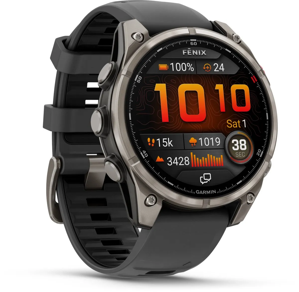 Garmin fēnix 8 Pro Smartwatch 47mm - Titanium/Grijs