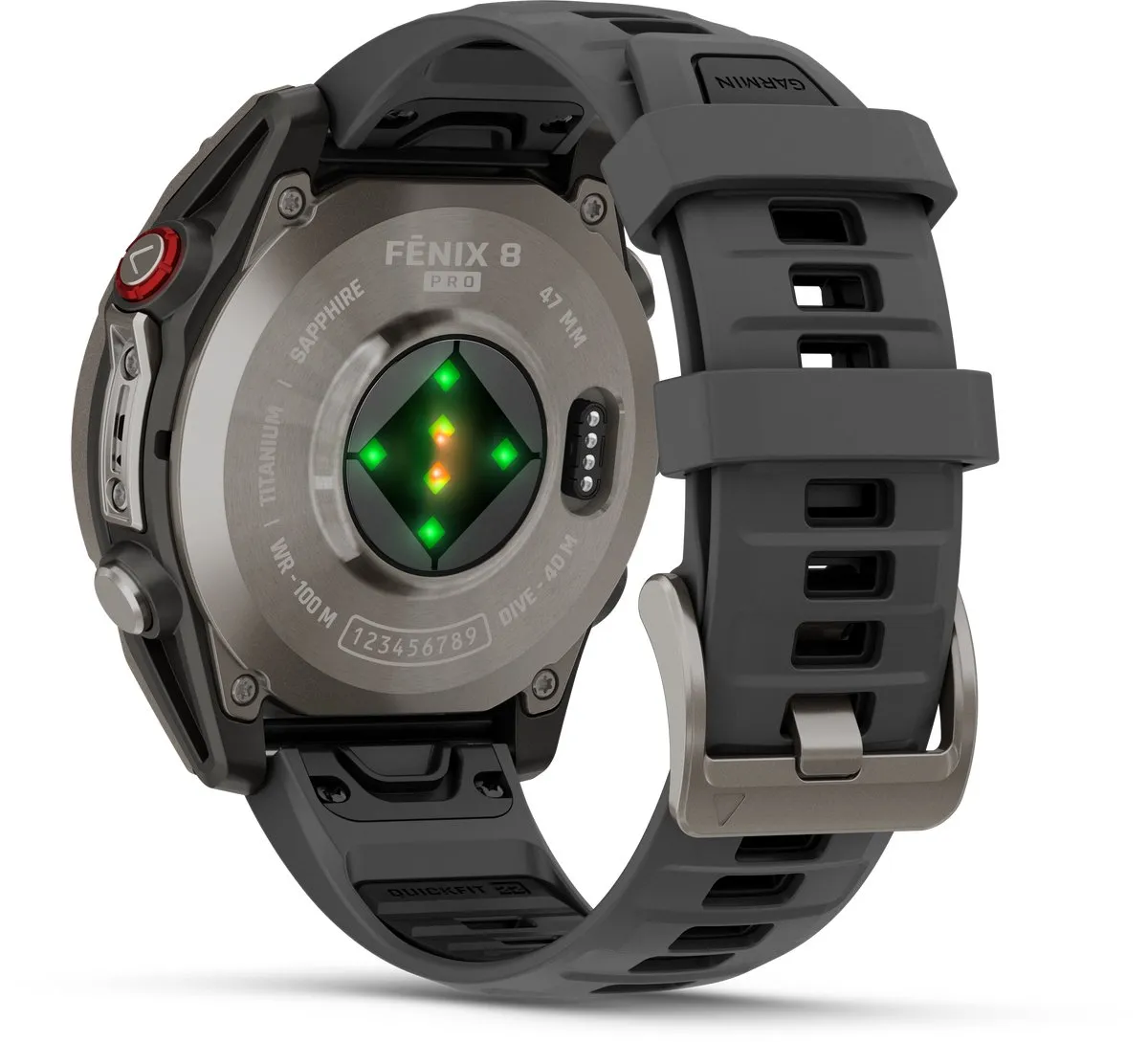 Garmin fēnix 8 Pro Smartwatch 47mm - Titanium/Grijs - afbeelding 6 van 6
