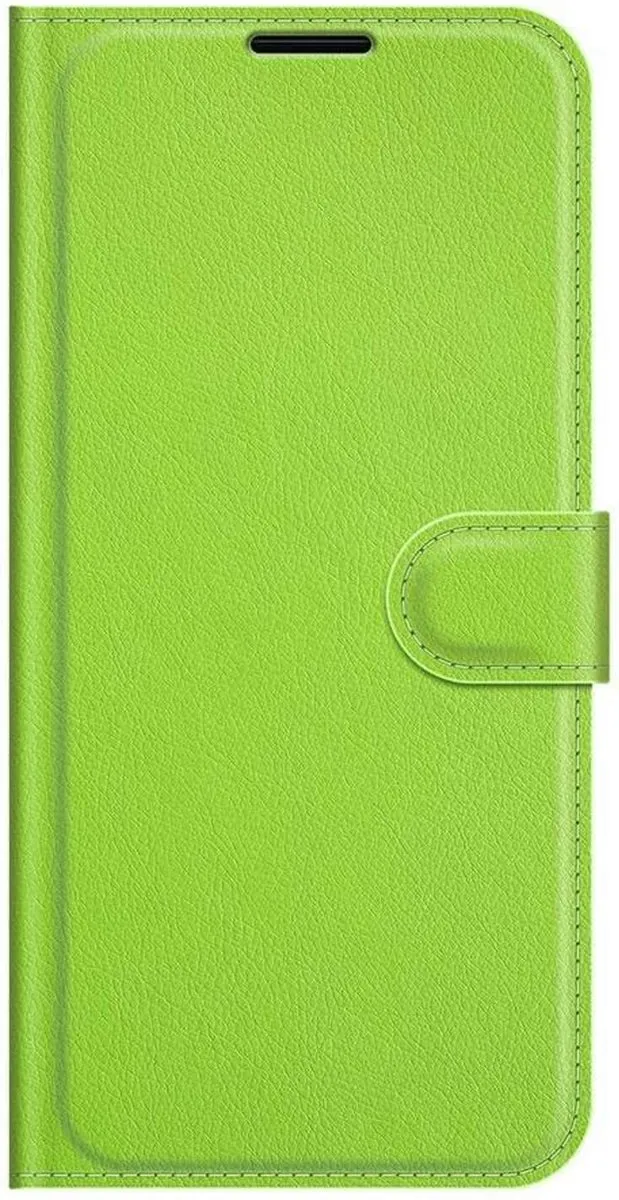 Just in Case Book Hoesje Samsung Galaxy S22+ - Groen - 4 Pasjes