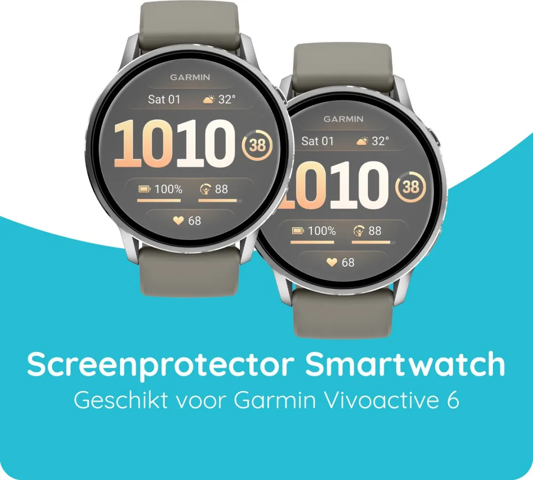 Just in Case Screenprotector Garmin Venu 4 41mm - 2 Stuks