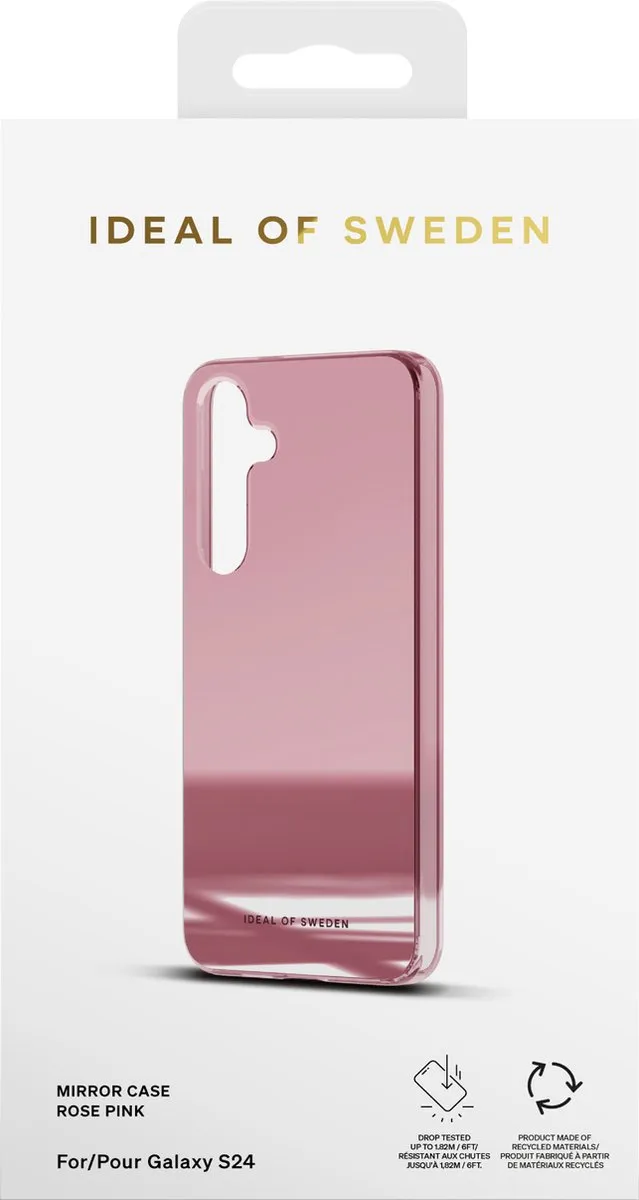 iDeal of Sweden Mirror Case Samsung Galaxy S24 - Roze - IDCLC-S24-482 - afbeelding 6 van 6