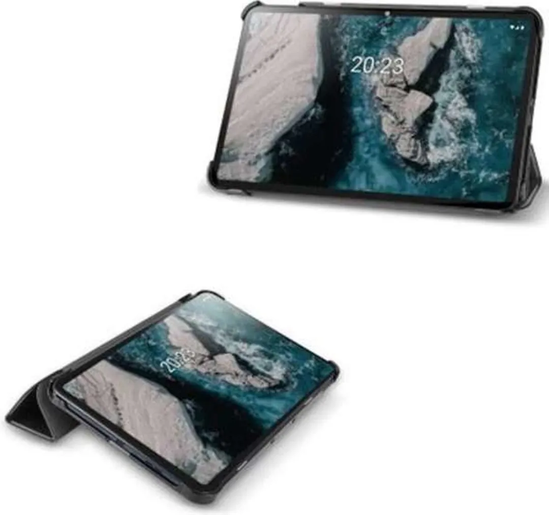 Just in Case Nokia T20 Tablethoes TriFold Bookcase 10.4" - Grijs