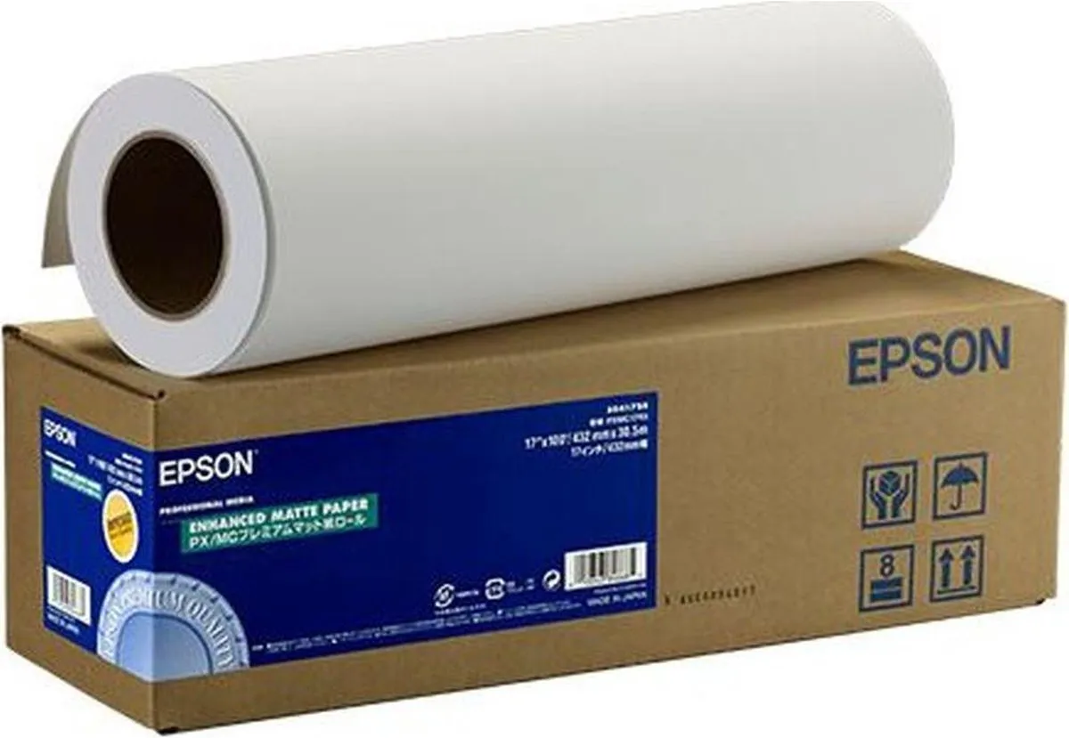 Epson Enhanced Matte Rol 43,2cm - 17" x 30,5m - 189g/m²