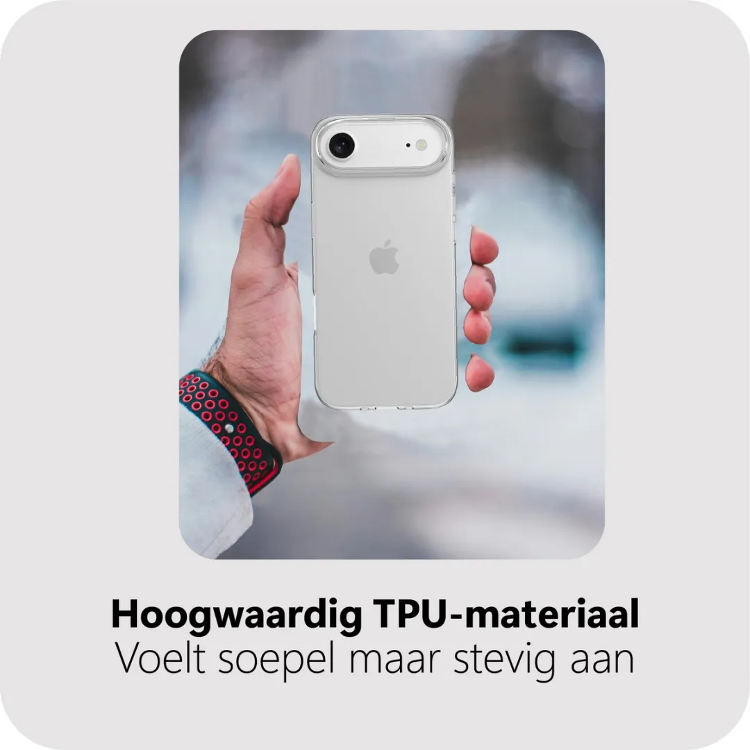 Just in Case iPhone Air Siliconen Hoesje MAP2764ZC0 - Transparant