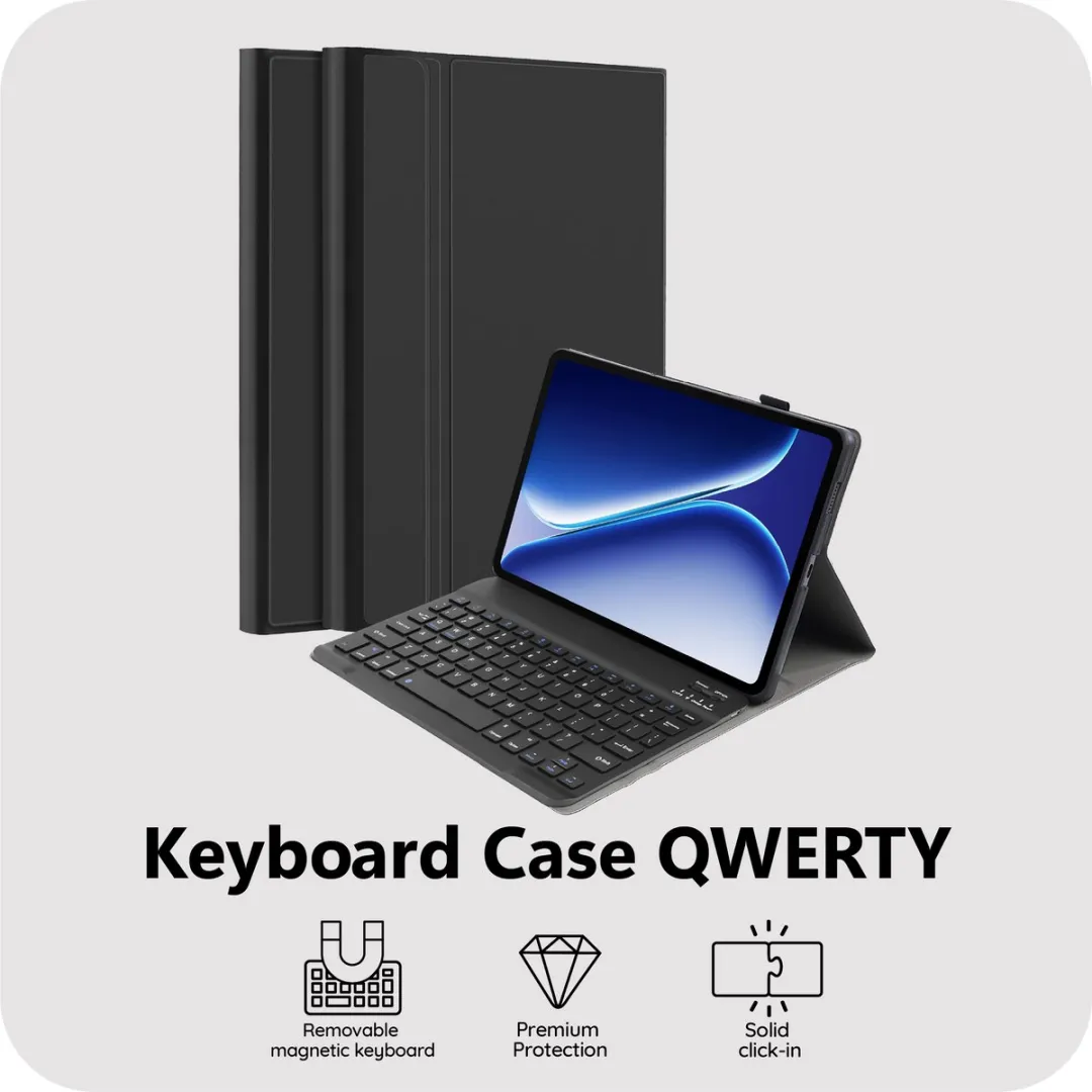 Just in Case TON2868KB1QY Tablethoes met Toetsenbord - OnePlus Pad Go 2 - Zwart