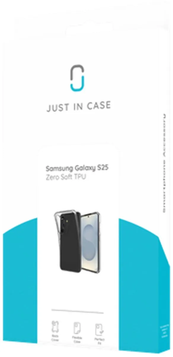 Just in Case Siliconen Hoesje Samsung Galaxy S25 - Transparant 8504289
