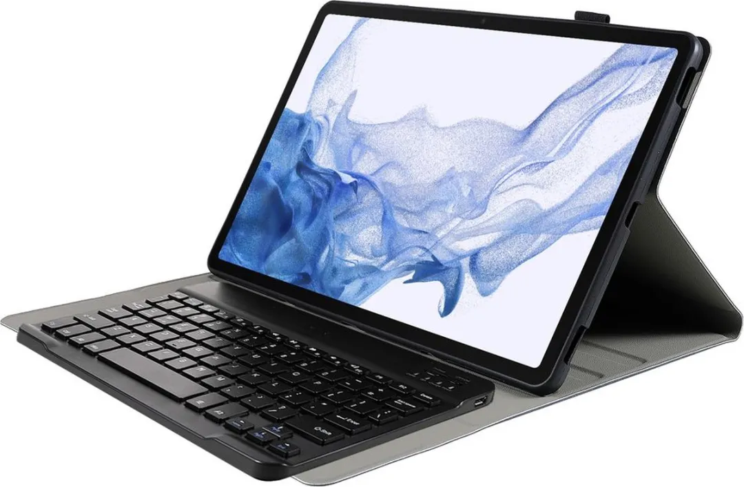 Just in Case Tablethoes met Toetsenbord 4253432 - Samsung Galaxy Tab S8+ 12.4" - Vintage Blauw