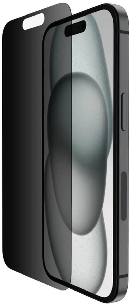 Belkin TemperedGlass Privacy Screenprotector iPhone 16/15/14 Pro