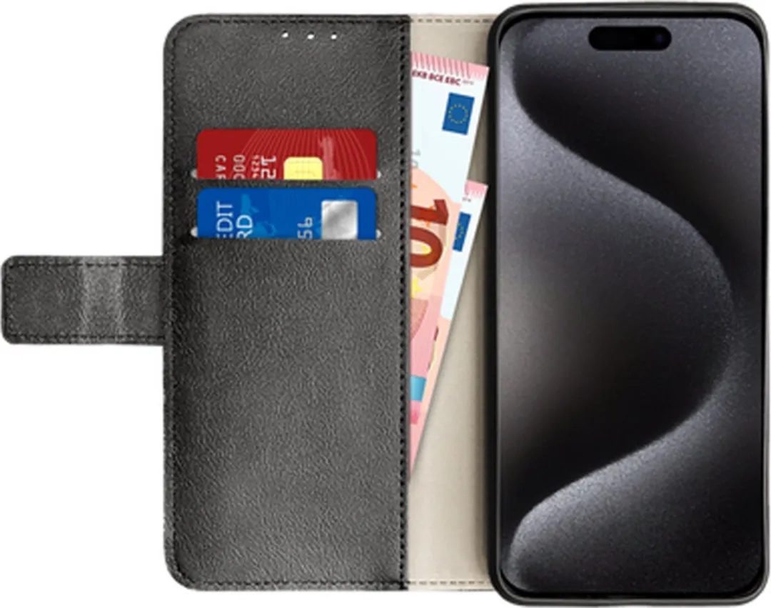 Just in Case Bookcase Classic iPhone 15 Pro Hoesje