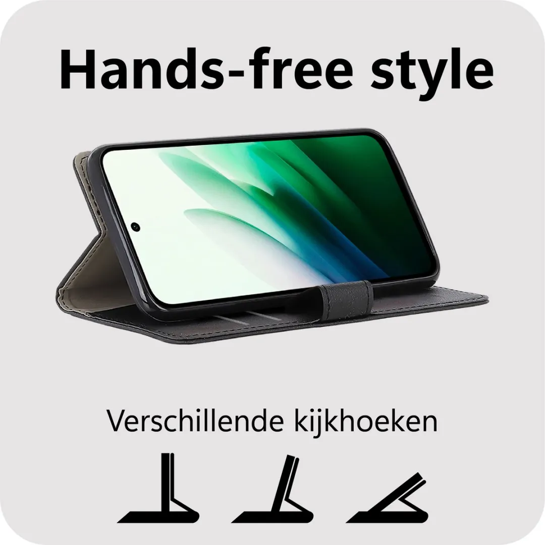 Just in Case Bookcase Classic MSY2818CW1 Hoesje - Sony Xperia 10 VII - Zwart