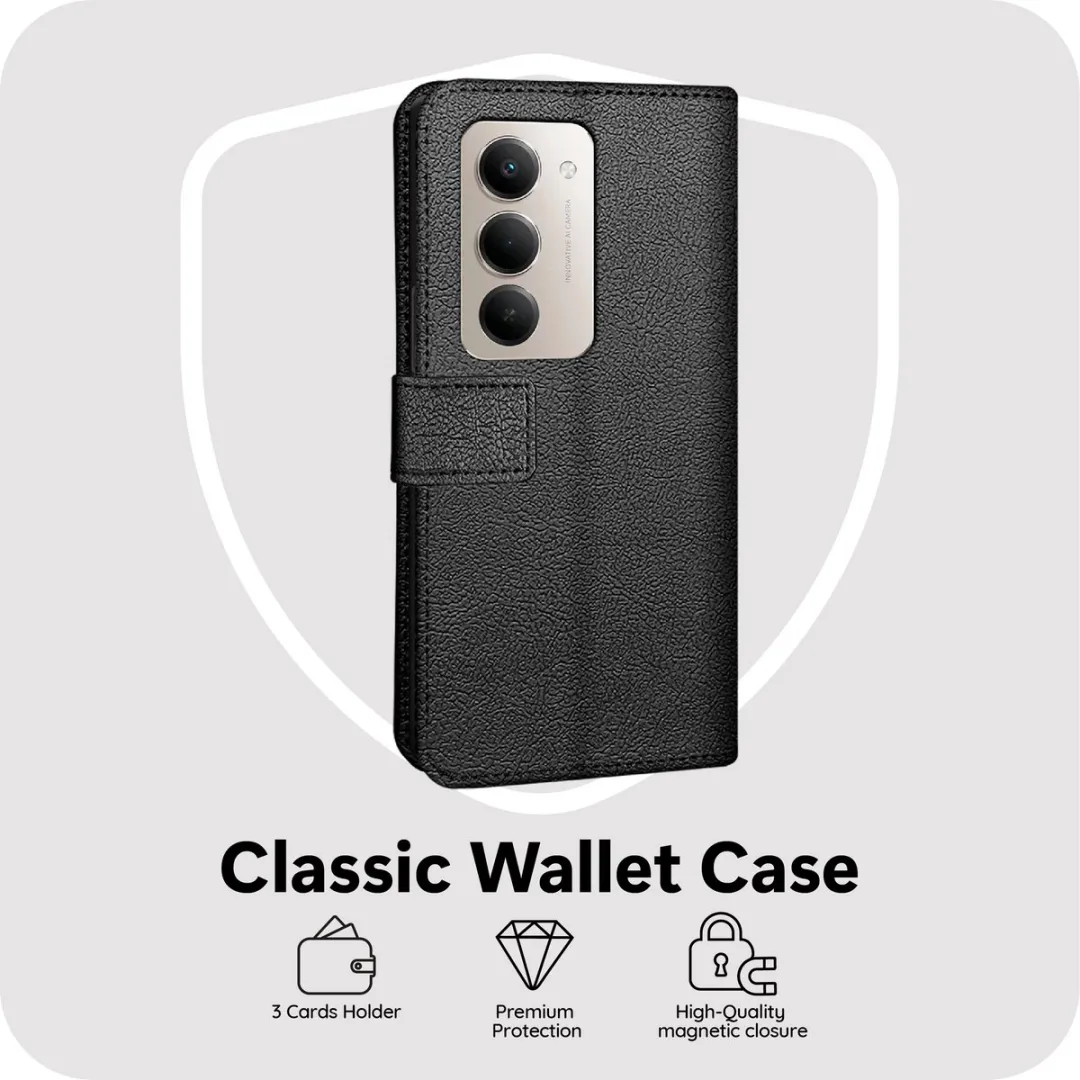 Just in Case Bookcase Classic MSY2818CW1 Hoesje - Sony Xperia 10 VII - Zwart