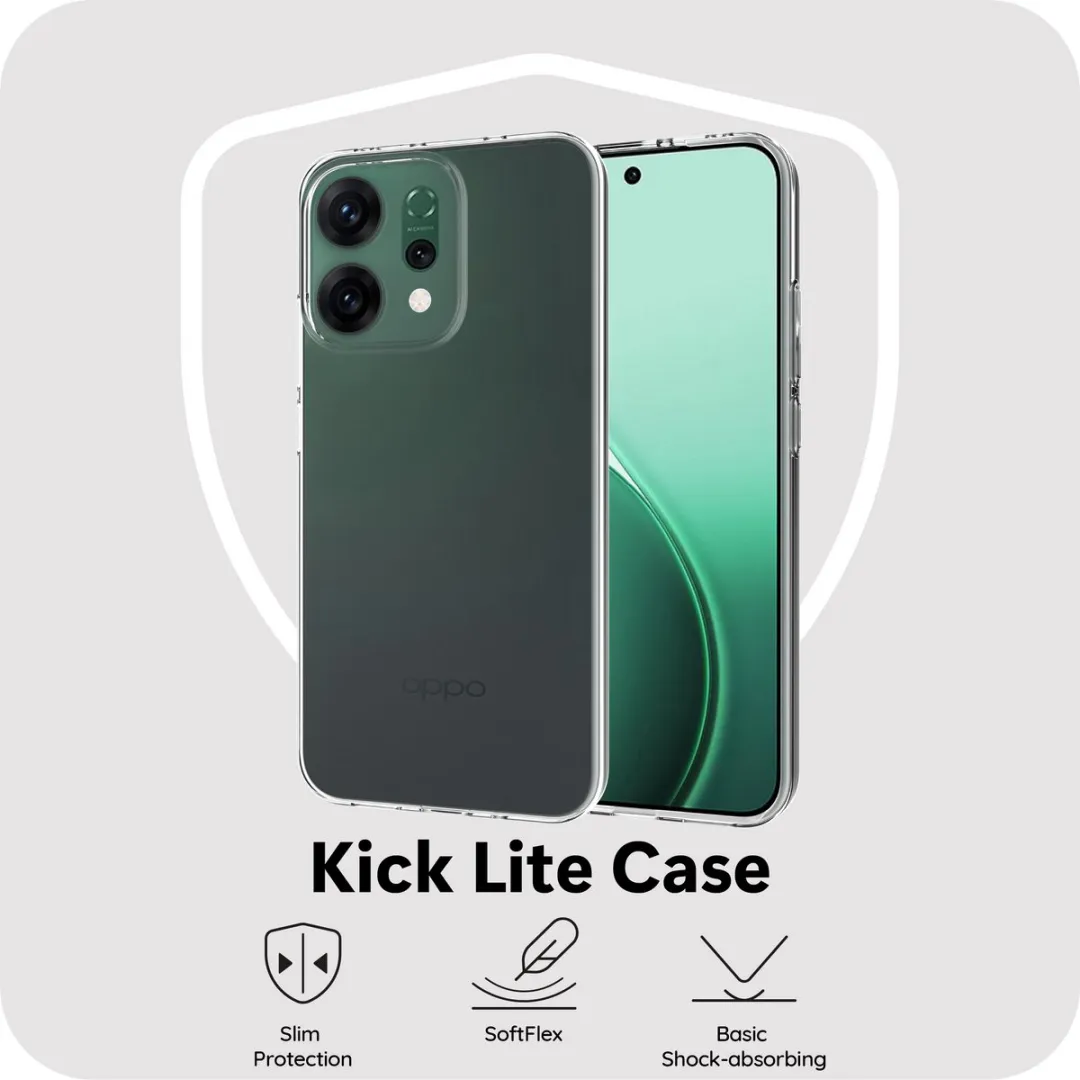 Just in Case Oppo Reno14 Siliconen Hoesje - Transparant MOO2805KL0