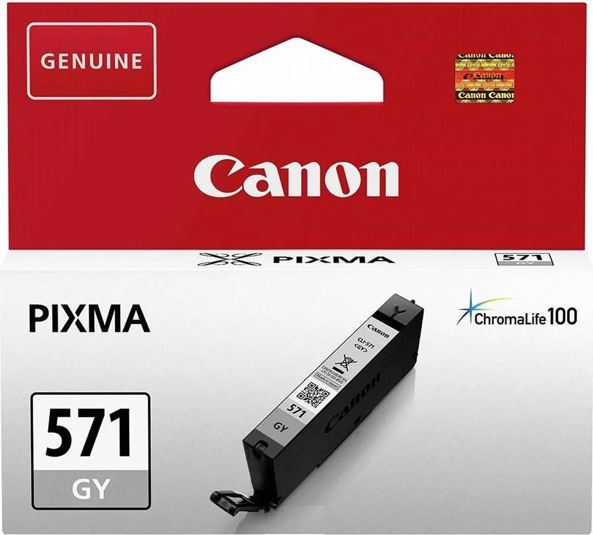 Canon CLI-571GY Inktcartridge Grijs - 6ml