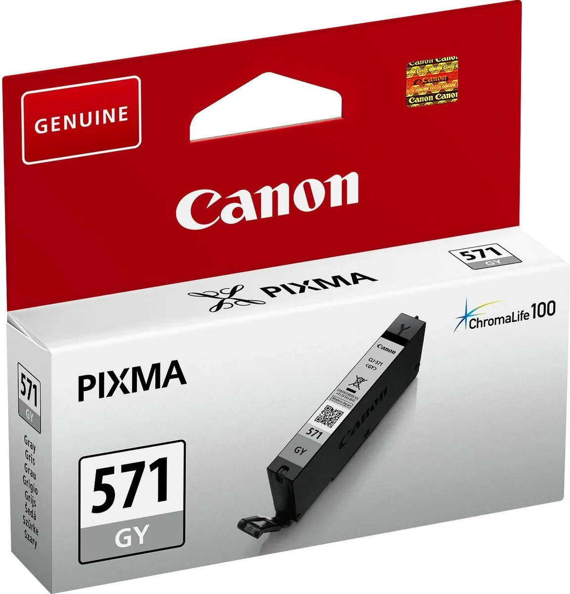 Canon CLI-571GY Inktcartridge Grijs - 6ml
