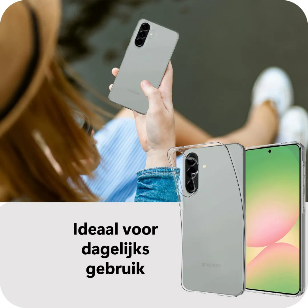 Just in Case Siliconen Hoesje Samsung Galaxy A57 MSA2871ZC0 - Transparant