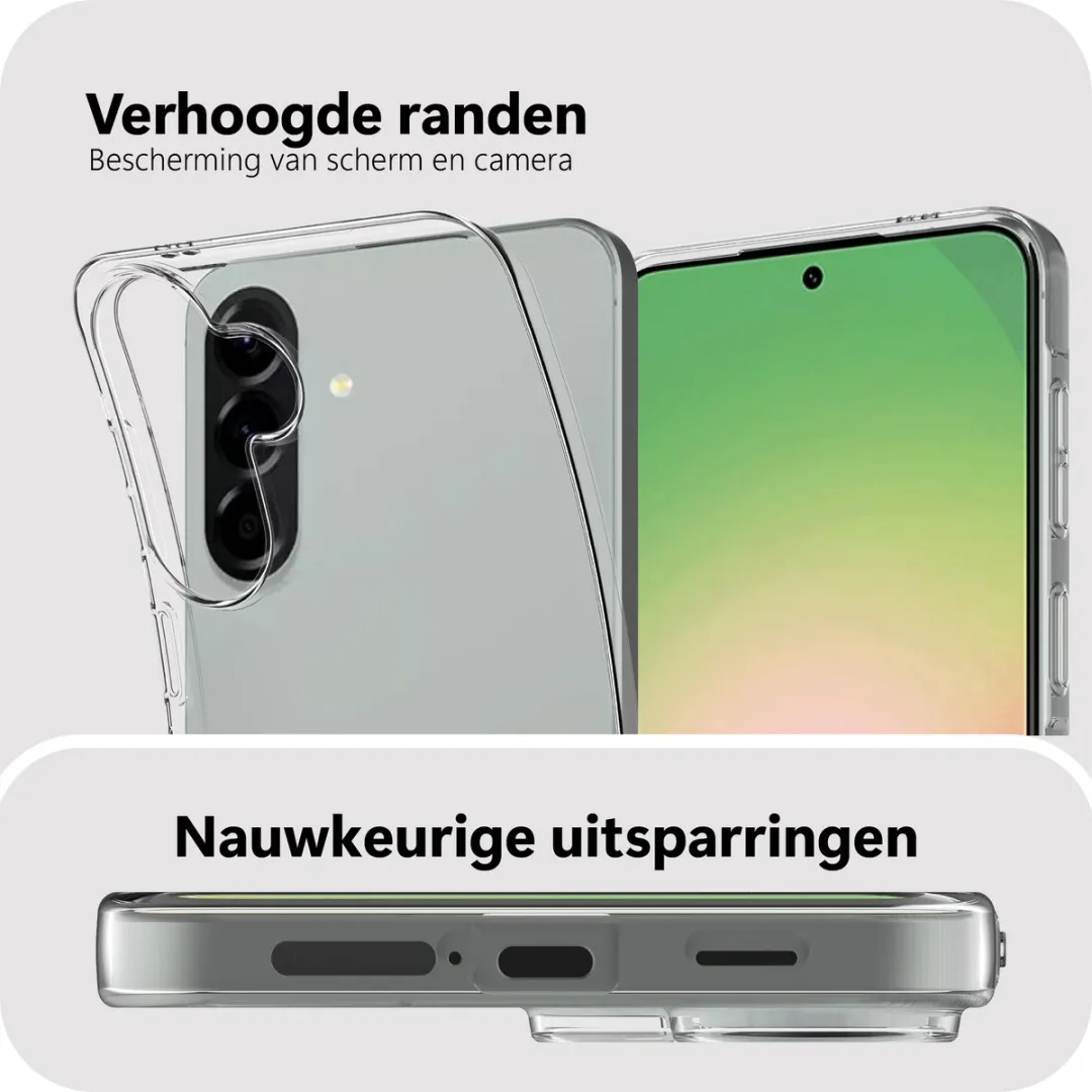 Just in Case Siliconen Hoesje Samsung Galaxy A57 MSA2871ZC0 - Transparant - afbeelding 6 van 6