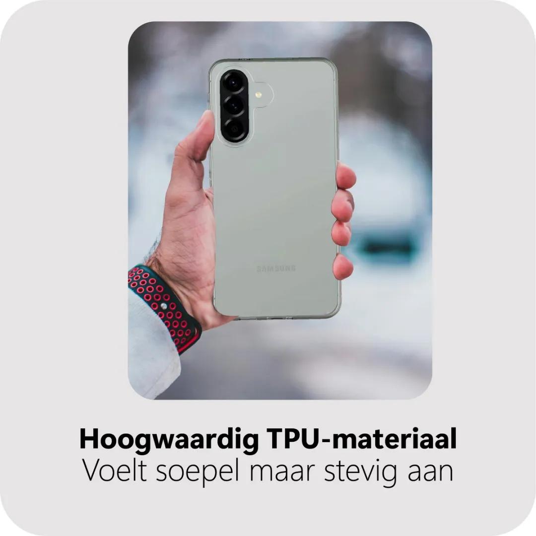 Just in Case Siliconen Hoesje Samsung Galaxy A57 MSA2871ZC0 - Transparant