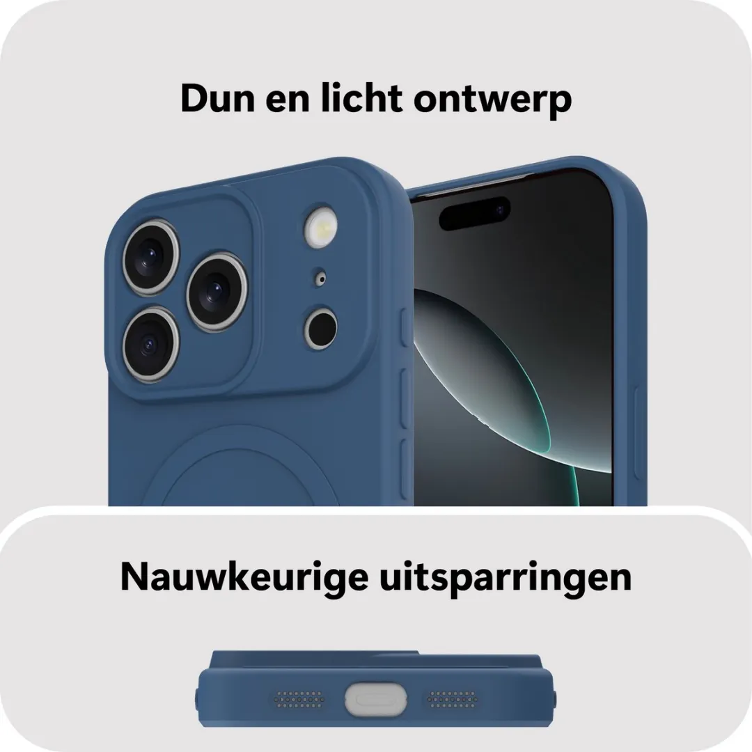 Just in Case iPhone 17 Pro Max MAP2763KC7M Hoesje - Blauw