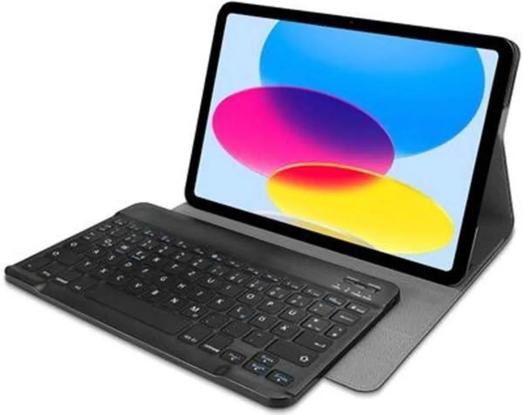 Just in Case 4827619 Tablethoes met Toetsenbord - iPad 10/11 10.9" - Zwart