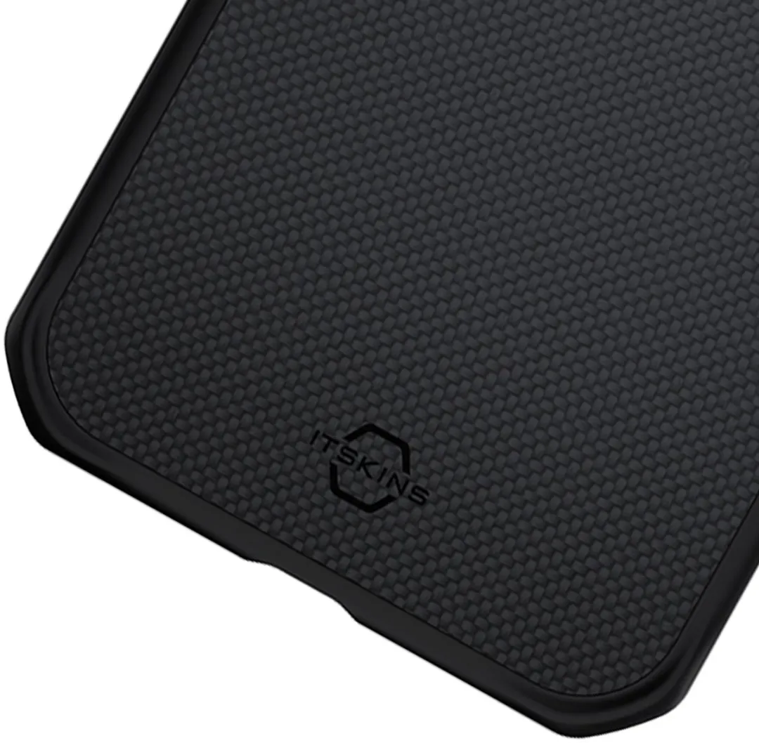 Itskins Ballistisch Nylon iPhone 14 Hoesje - Zwart ITBALNYLIP14BK