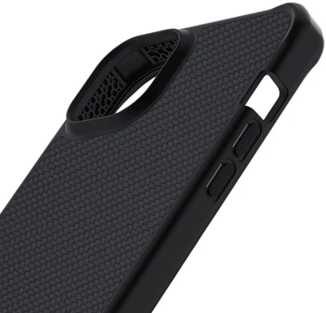 Itskins Ballistisch Nylon iPhone 14 Hoesje - Zwart ITBALNYLIP14BK