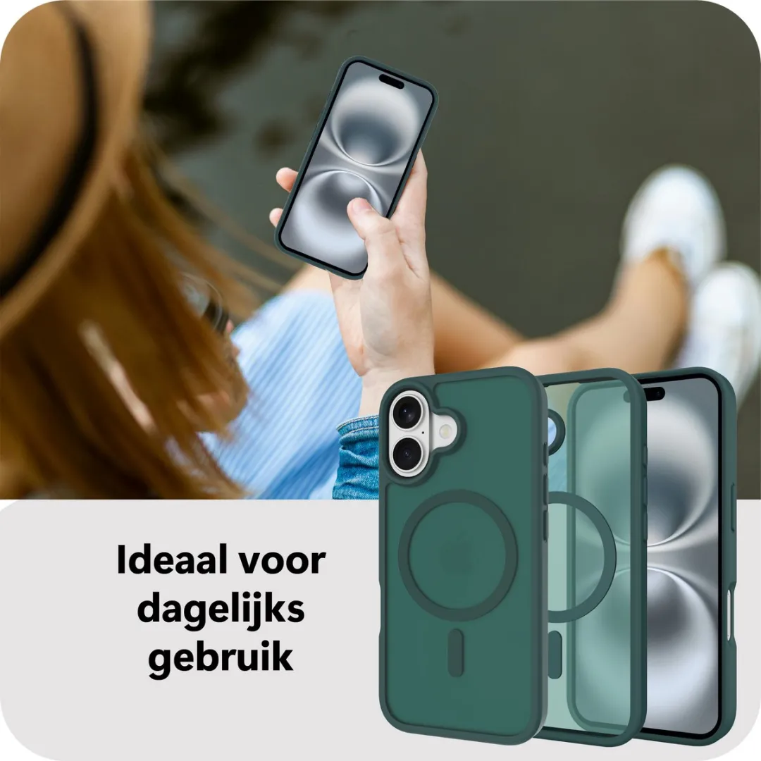 Just in Case iPhone 17 MagSafe Hoesje - Groen - MAP2761AE8M