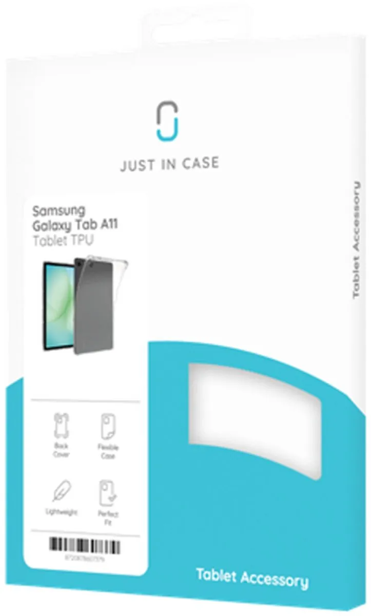 Just in Case TSA2812KL0 Siliconen Hoes Samsung Galaxy Tab A11 - Transparant