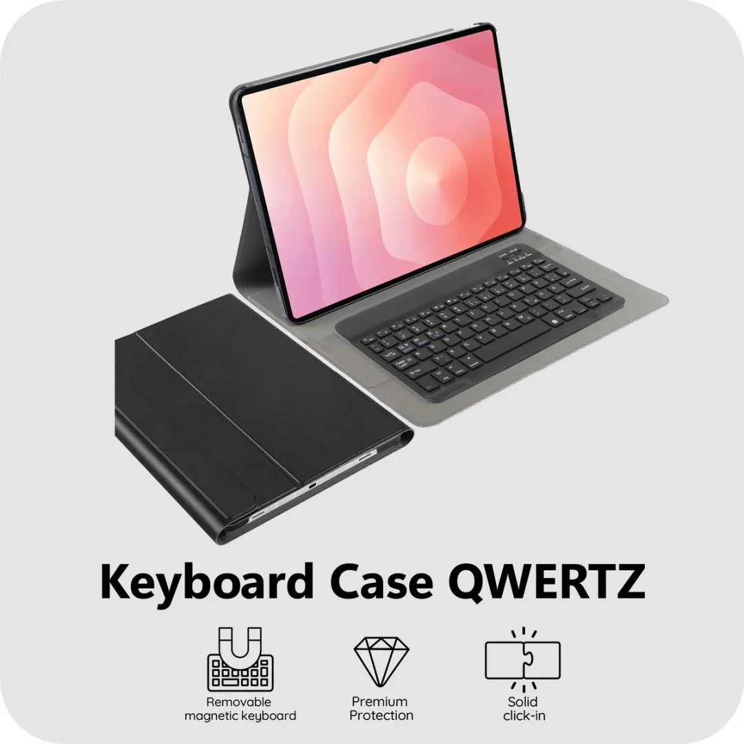 Just in Case TSA2810KB1QZ Tablethoes met Toetsenbord - Samsung Galaxy Tab S11 Ultra - Zwart - afbeelding 6 van 6