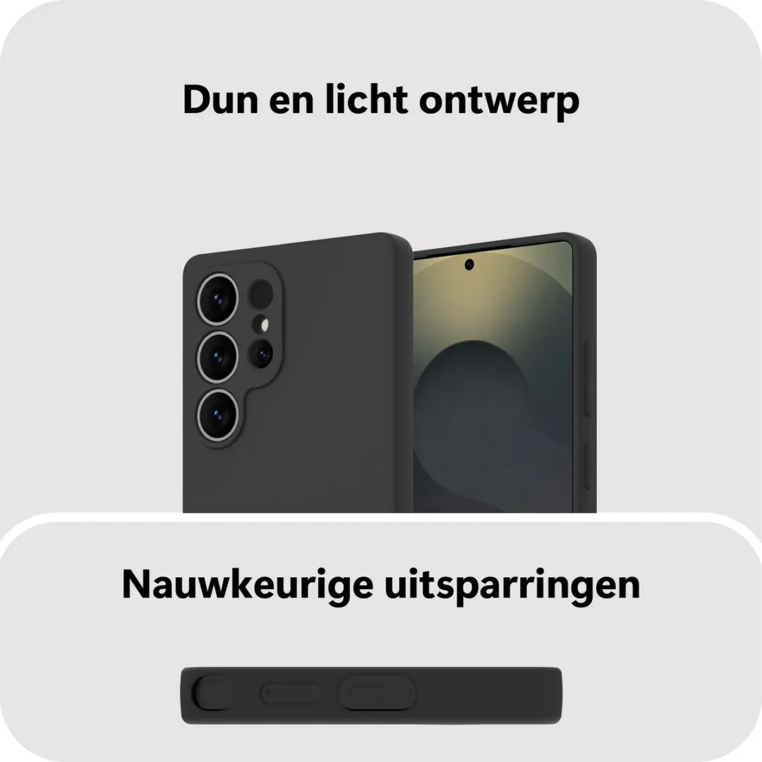 Just in Case Hoesje Samsung Galaxy S25 Ultra 8504395 - Zwart