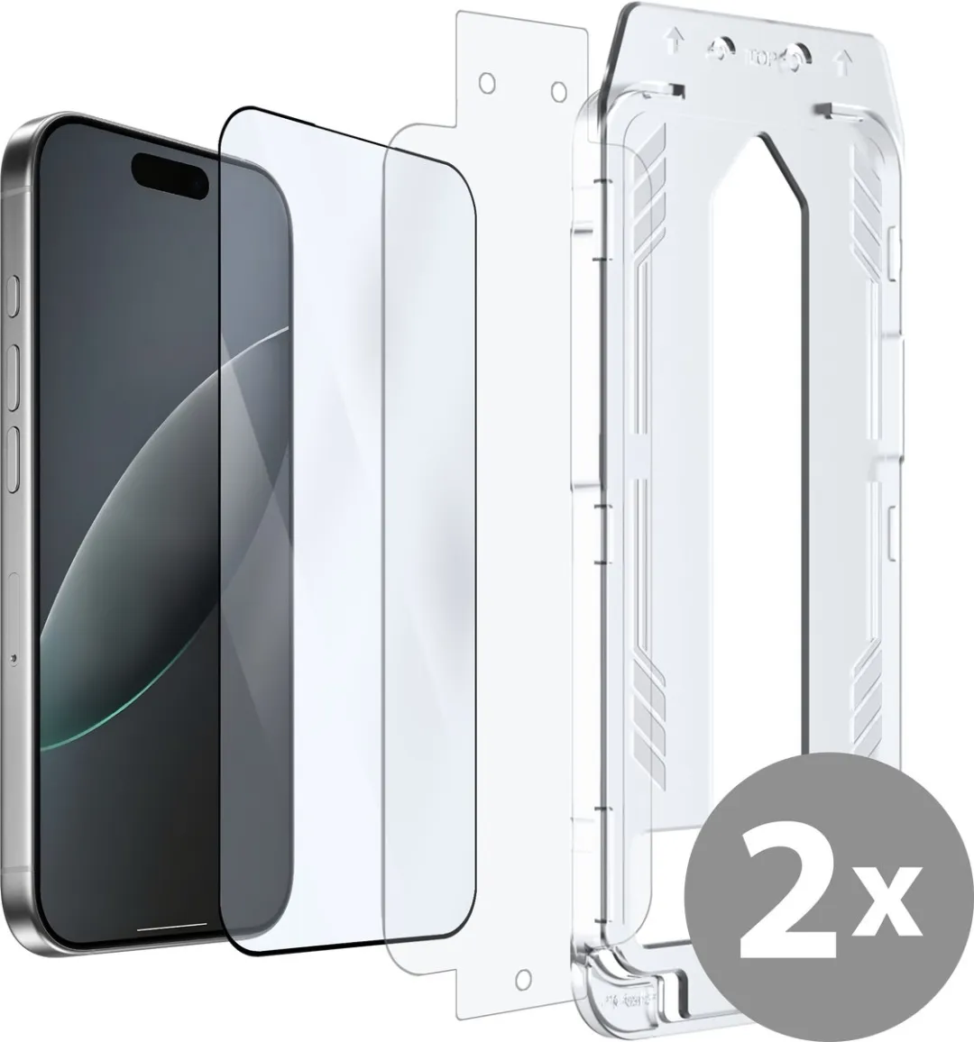 Just in Case Screenprotector iPhone 16 Pro/17/17 Pro