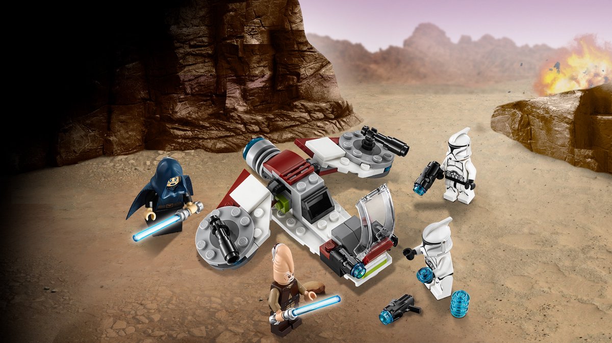LEGO Star Wars Jedi en Clone Troopers Battle Pack - 75206
