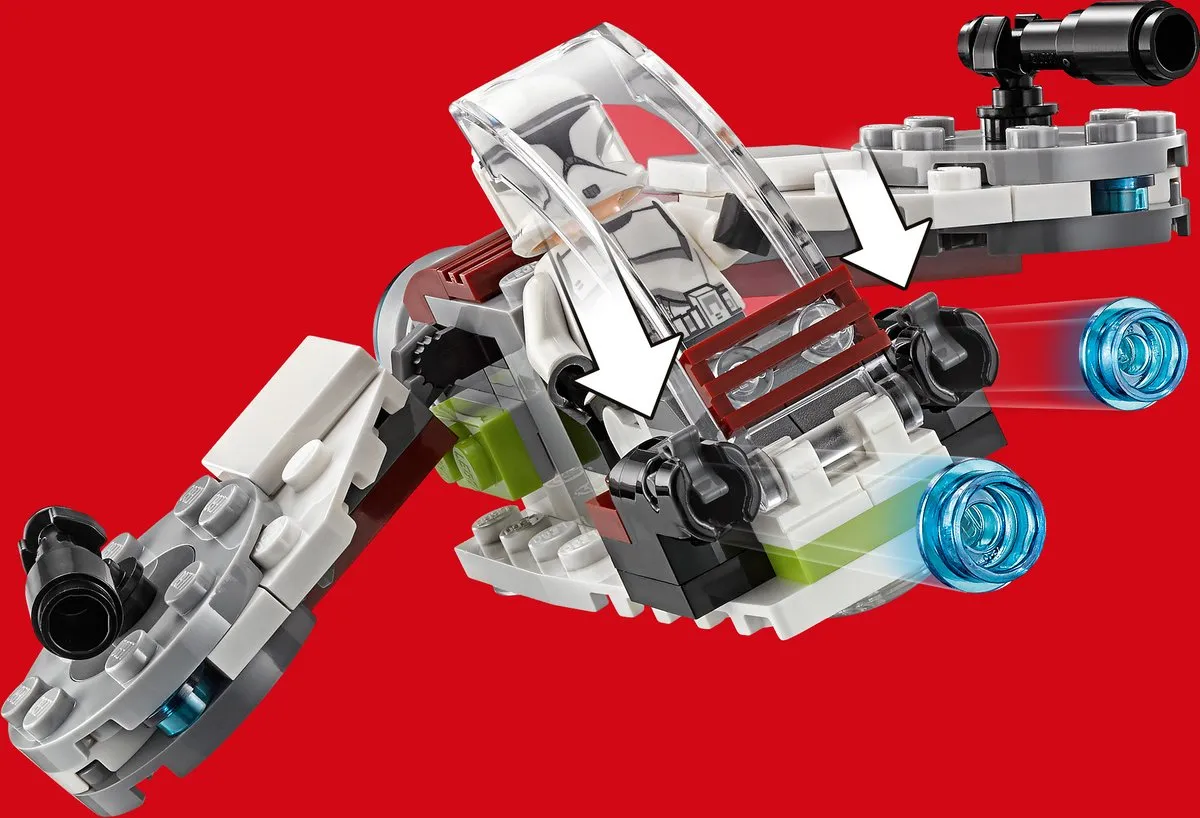 LEGO Star Wars Jedi en Clone Troopers Battle Pack 75206 - 4 Minifiguren - afbeelding 6 van 6
