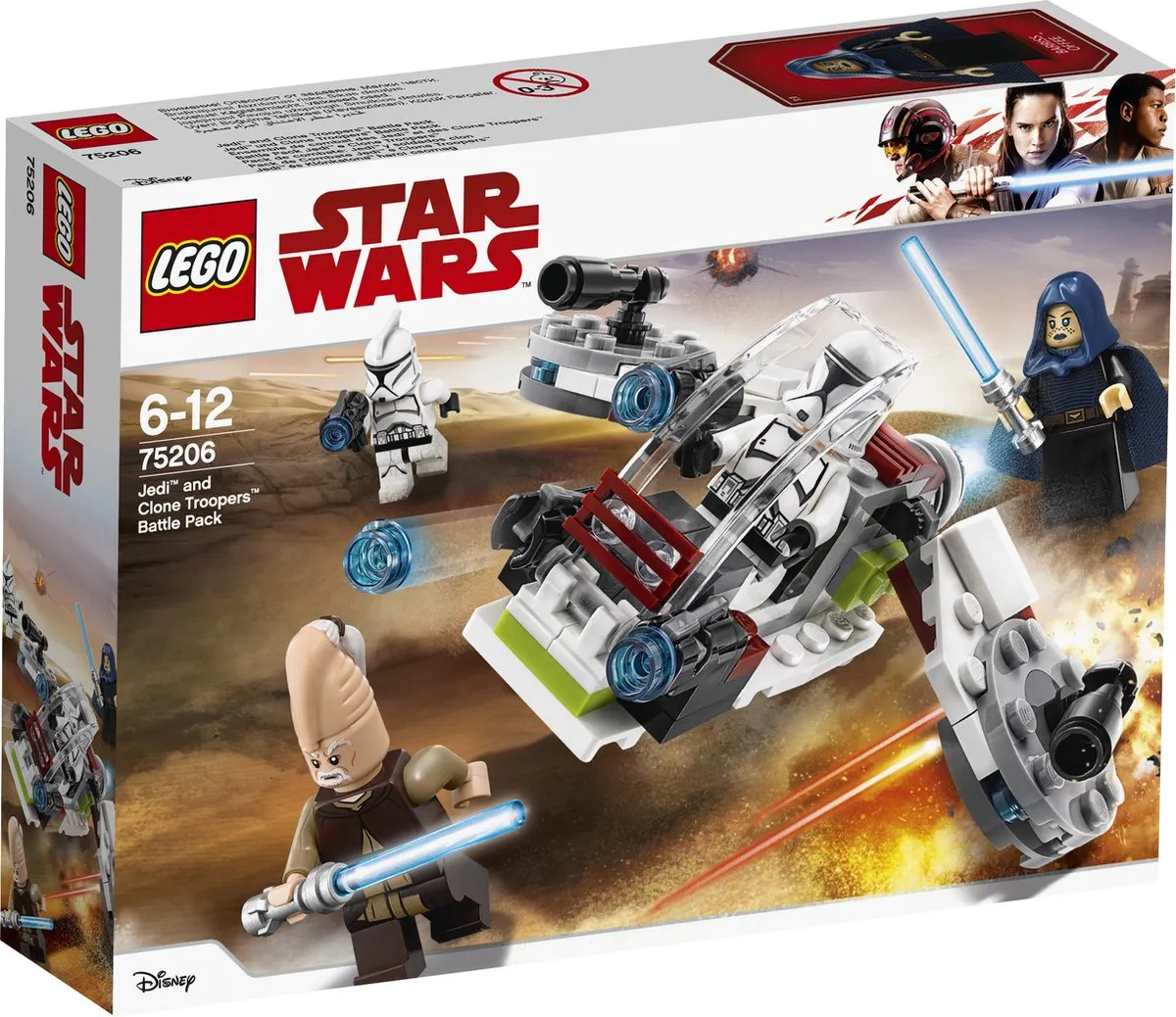 LEGO Star Wars Jedi en Clone Troopers Battle Pack 75206