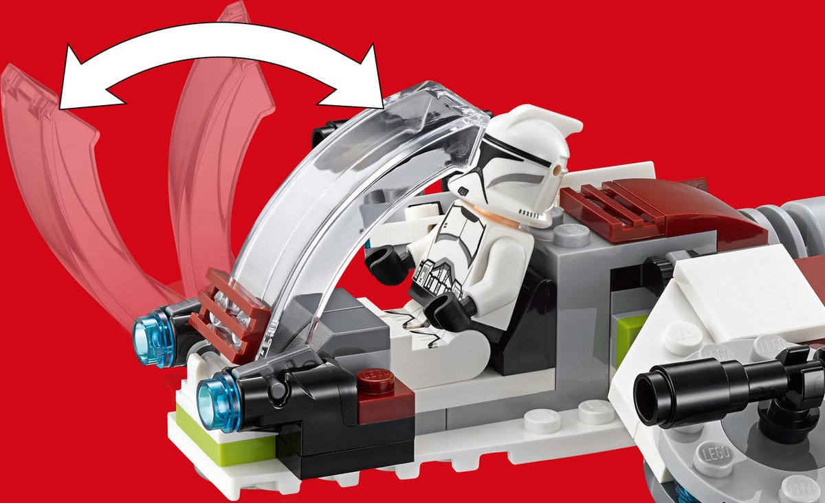 LEGO Star Wars Jedi en Clone Troopers Battle Pack - 75206