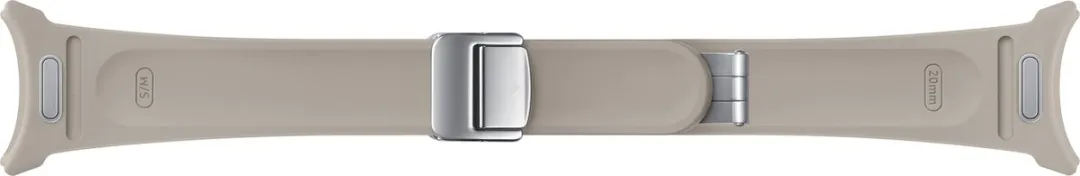 Samsung Watch D-Buckle Hybrid Leather Band S/M - Beige