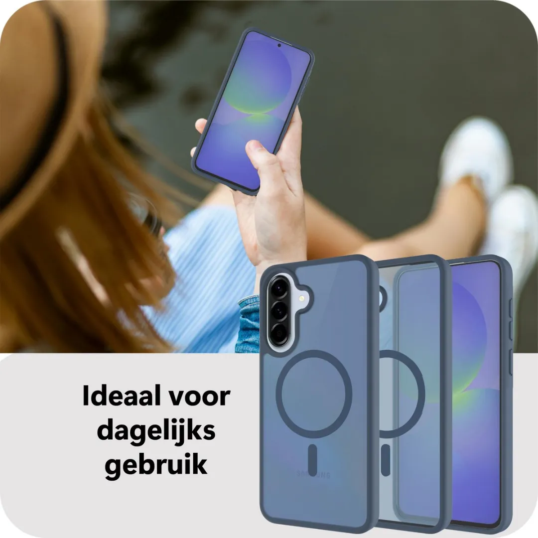 Just in Case MSA2870AE7M Hoesje Samsung Galaxy A37 - MagSafe - Blauw