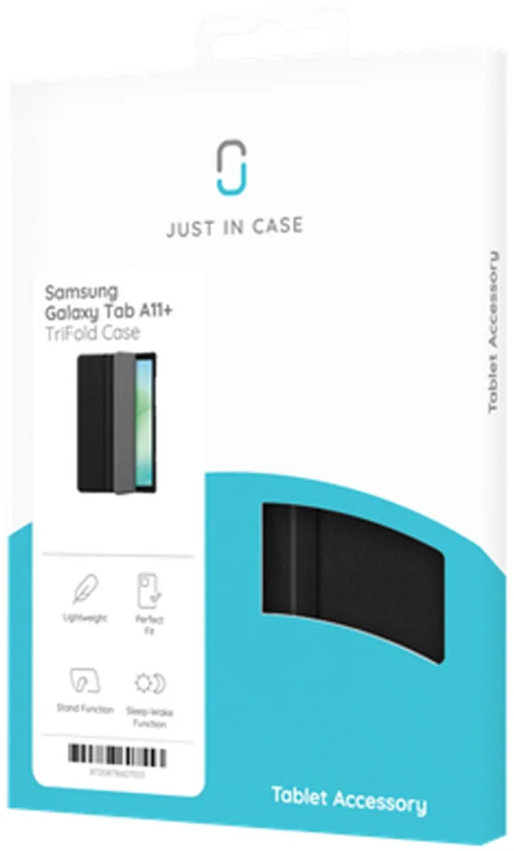 Just in Case TSA2813TF1 Tablethoes - Samsung Galaxy Tab A11/A9 Plus - Zwart