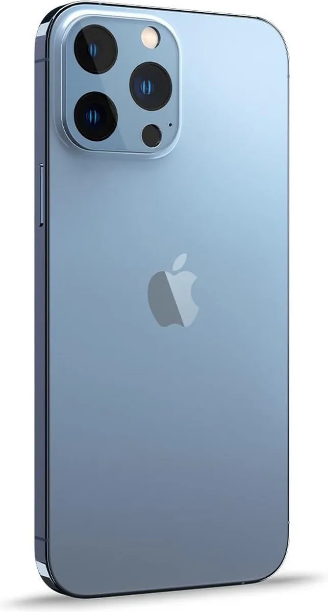 Spigen iPhone 13 Pro Max Camera Lens Glasbeschermer - Blauw - 2 Stuks - afbeelding 4 van 6