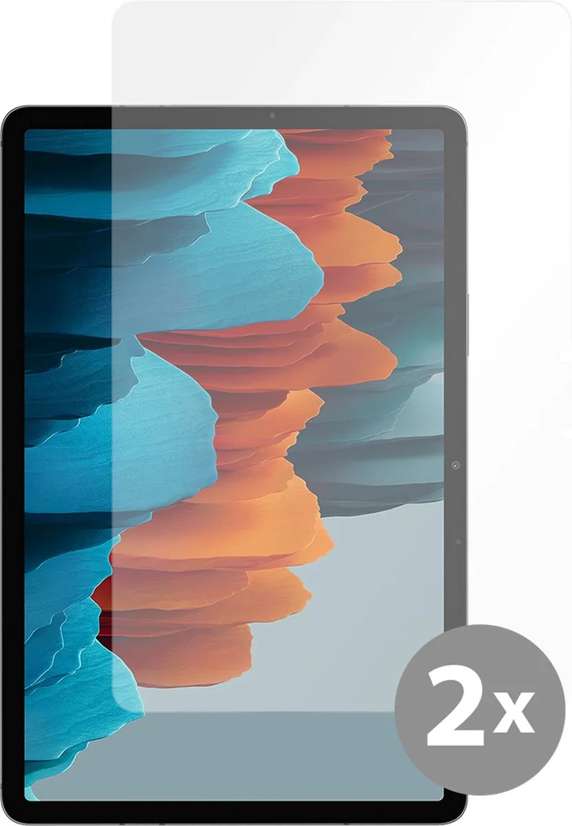 Just in Case Samsung Galaxy Tab S7 Screenprotector Glas - 2 Stuks