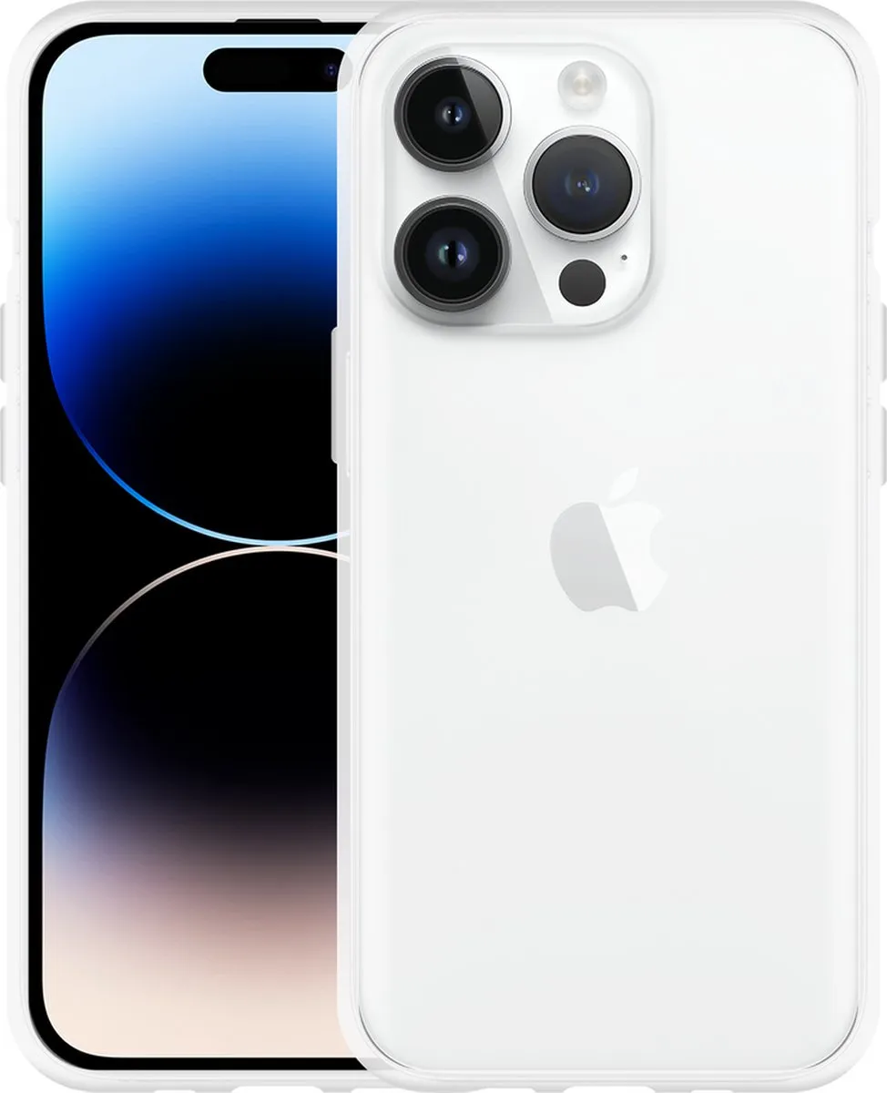 Just in Case iPhone 15 Pro Hoesje met Koord - Transparant