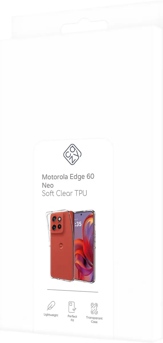 Just in Case Siliconen Hoesje Motorola Edge 60 Neo MMT2825KL0 - Transparant