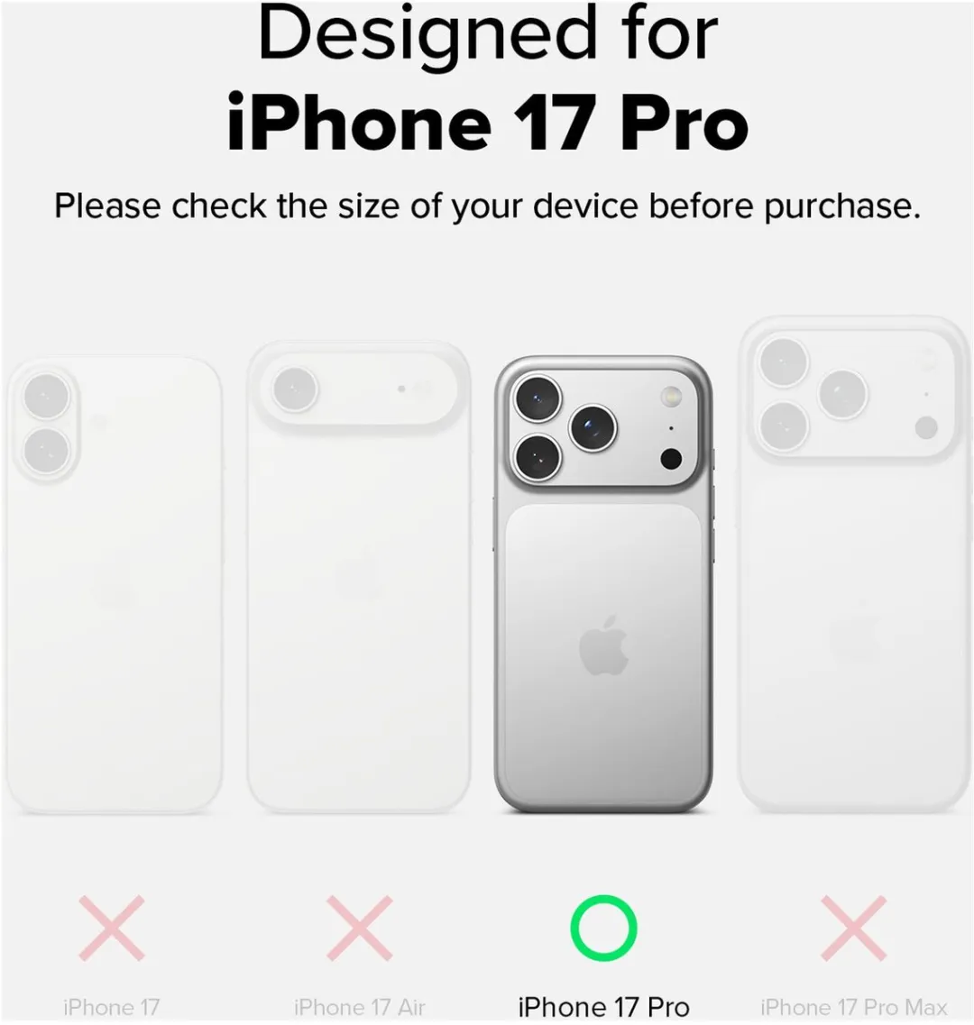 Ringke Air Hoesje iPhone 17 Pro - Transparant