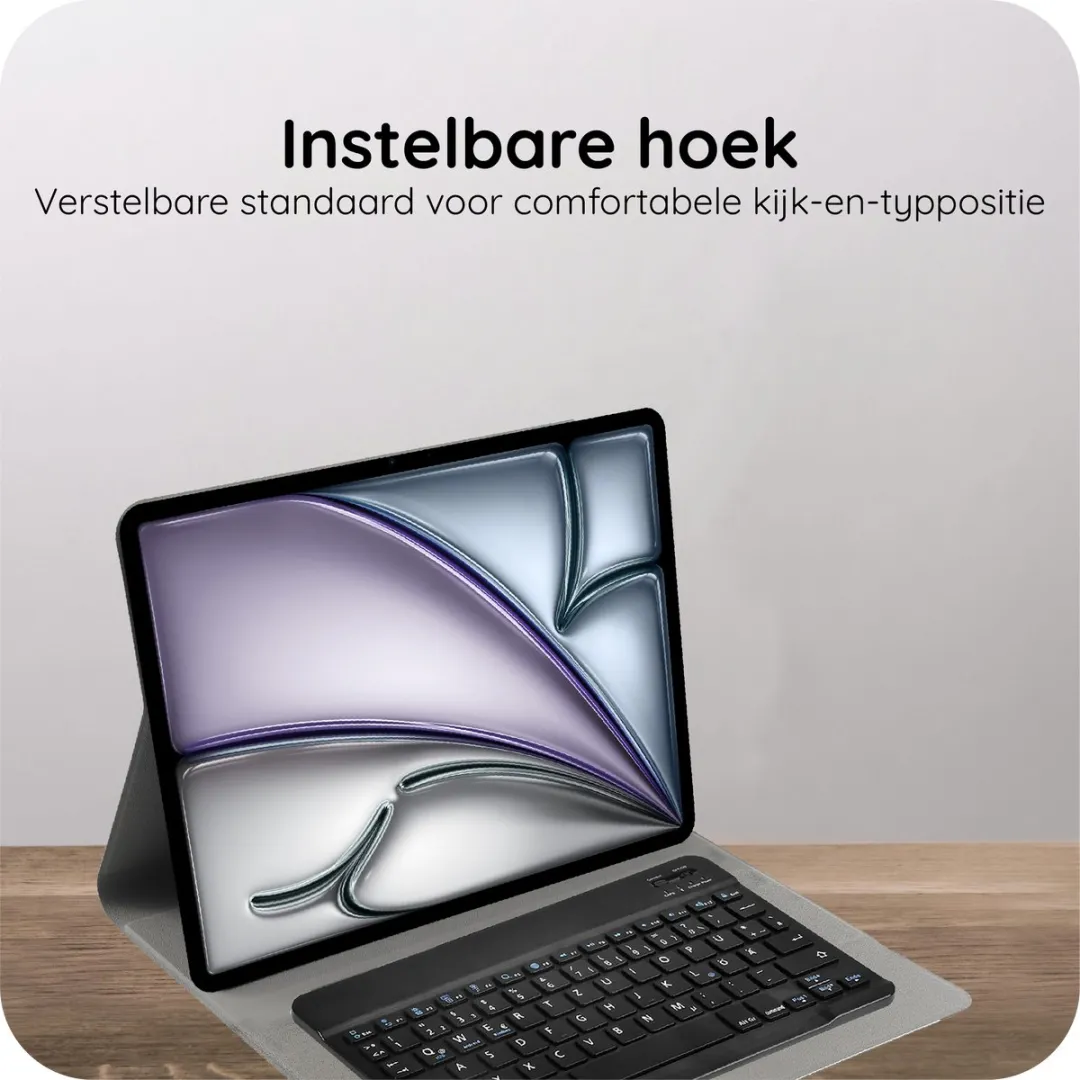 Just in Case Tablethoes met Toetsenbord 8451125 - iPad Air 13" - Zwart