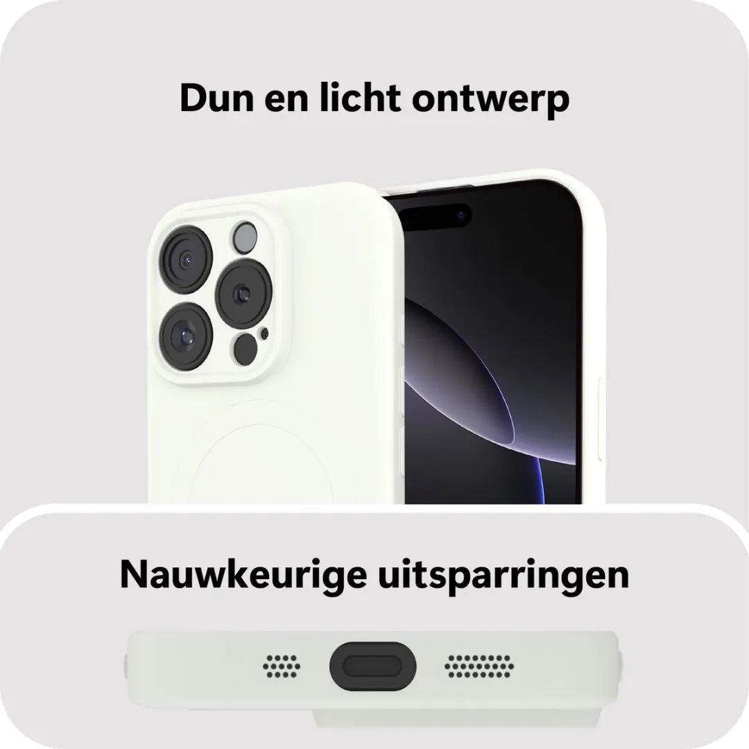 Just in Case iPhone 16 Pro Max Hoesje Ivory - MPN 8333582