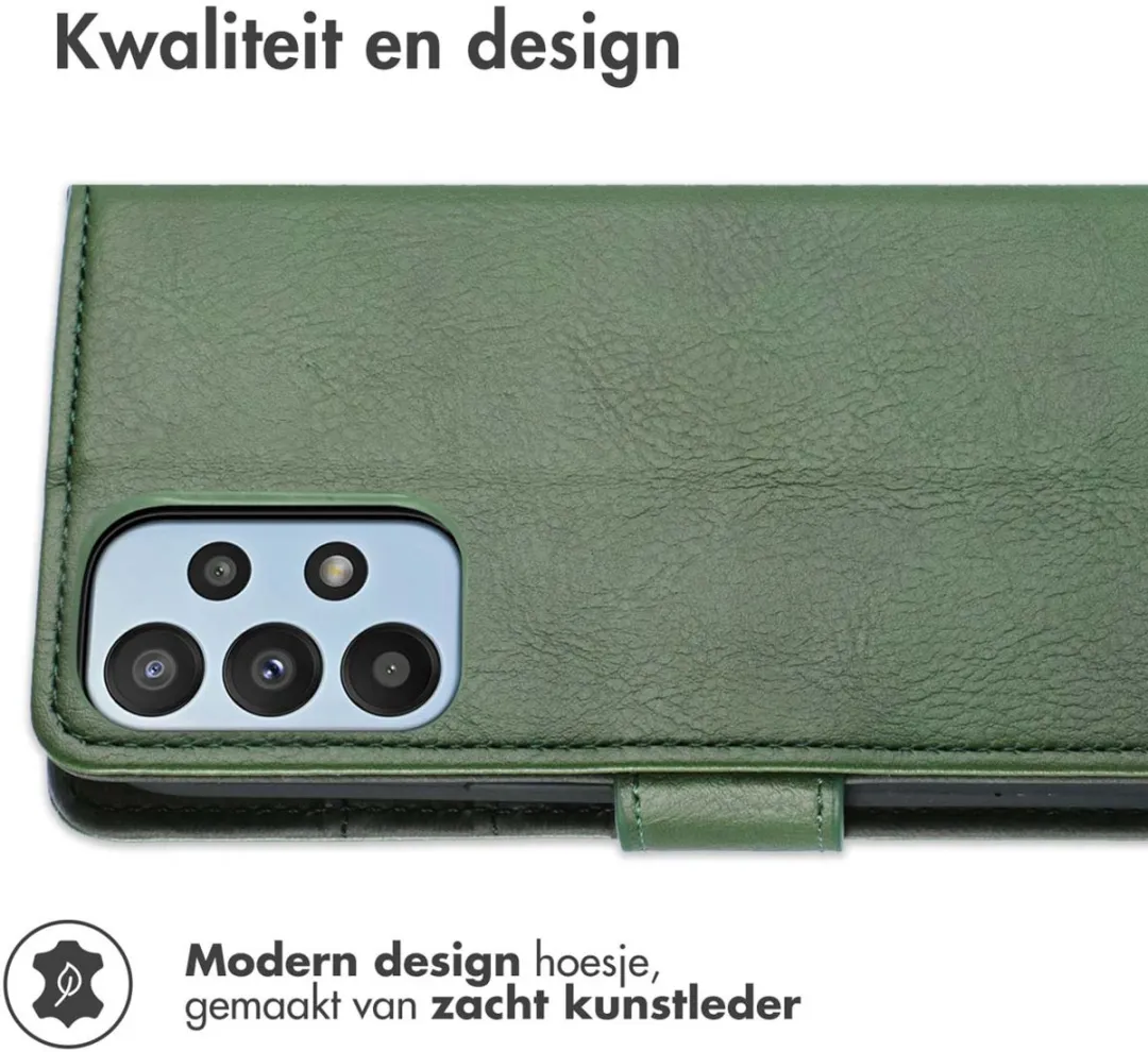 imoshiion Hoesje Samsung Galaxy A23 - Groen - 3 Pasjes