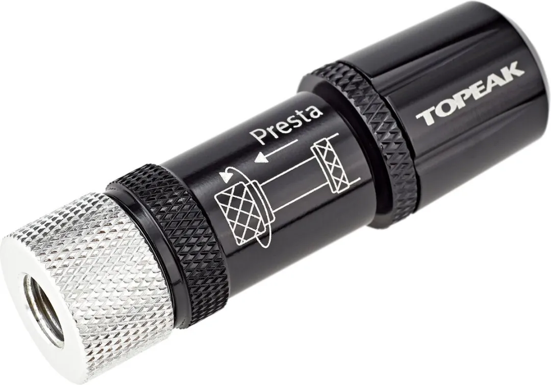 Topeak Oppompnippel 15711001 - Zwart