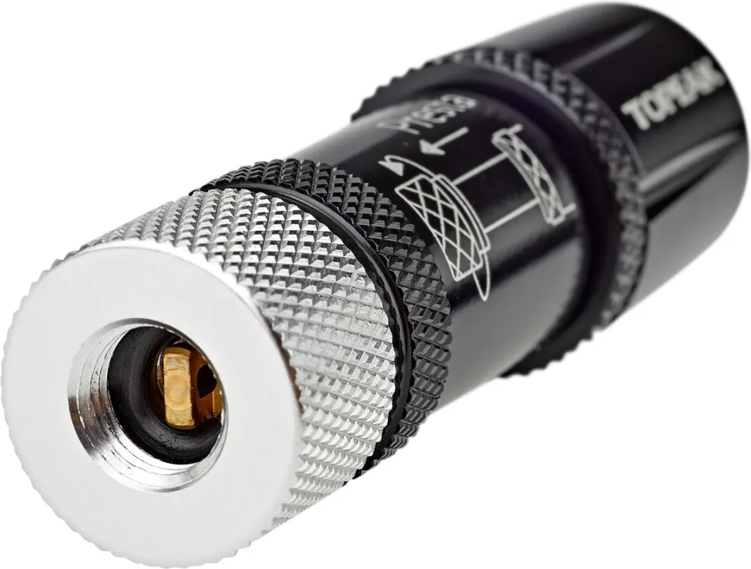 Topeak Oppompnippel 15711001 - Zwart