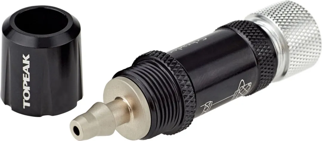 Topeak Oppompnippel 15711001 - Zwart