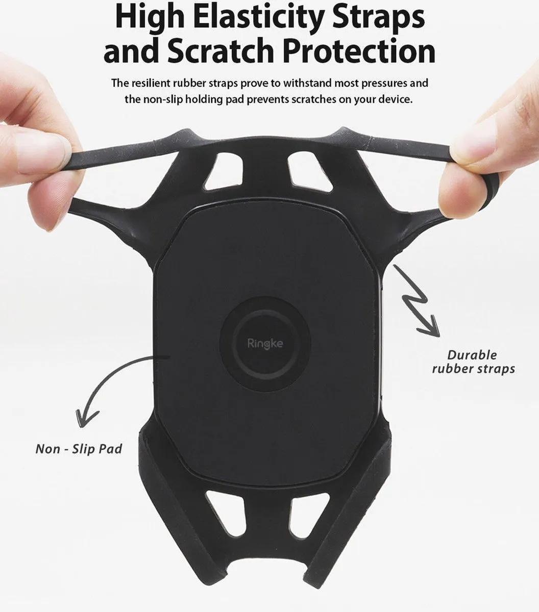 Ringke Spider Grip Mount Telefoonhouder - 360° - Universeel - Zwart - afbeelding 6 van 6