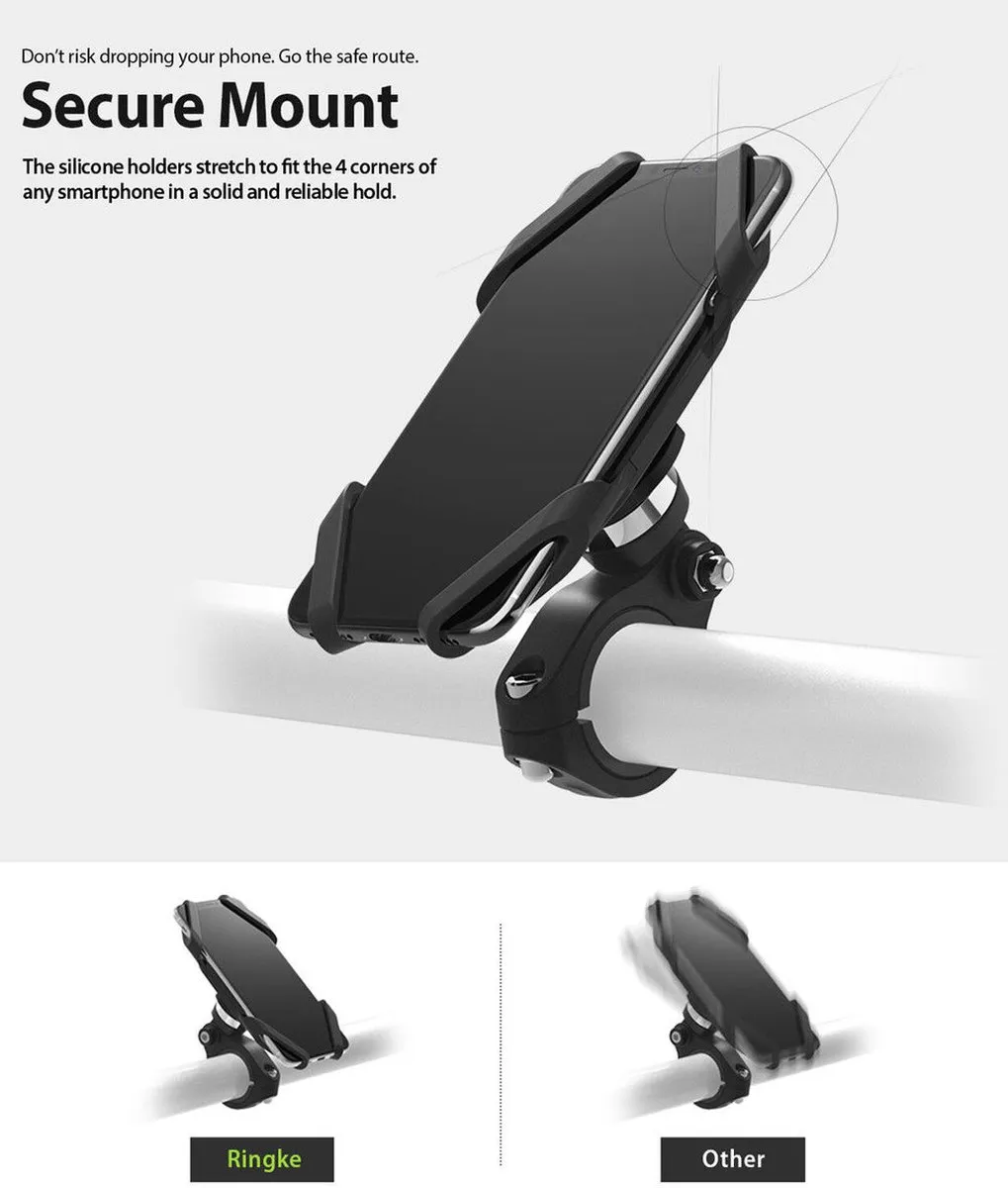 Ringke Spider Grip Mount Telefoonhouder - 360° - Universeel - Zwart